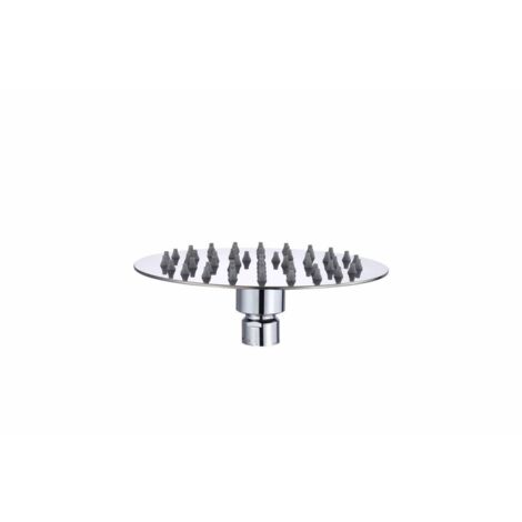 SOFFIONE DOCCIA INOX TONDO D 200 MM GROENLANDIA