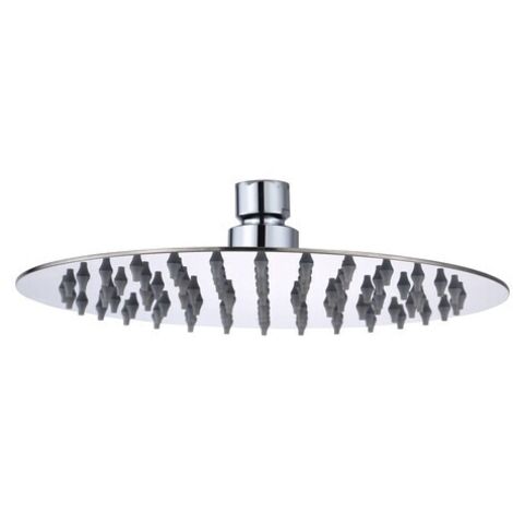 SOFFIONE DOCCIA INOX TONDO D 250 MM GROENLANDIA