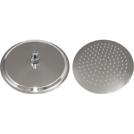 Soffione Doccia a Pioggia, 12 (30x30cm) grande, Docce Fisso quadrato,  Acciaio inox SS304 ultra-sottile.