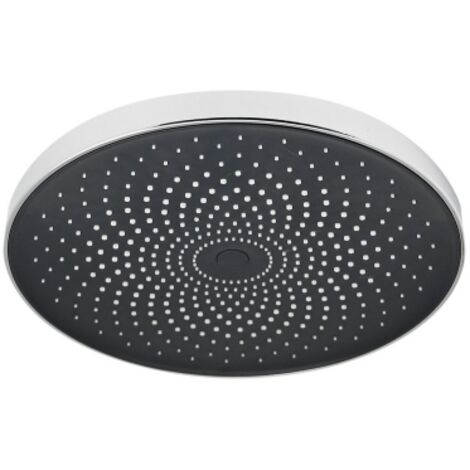 Soffione doccia monogetto gela in ABS cromo 259mm sistema anticalcare per bagno vasca