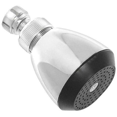 SOFFIONE DOCCIA PESANTE CON SNODO Cromato Altezza 10 cm