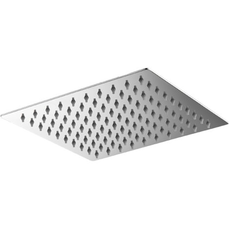 Soffione Doccia Quadrato 20x20 cm in Acciaio Inox Toledo 20Q