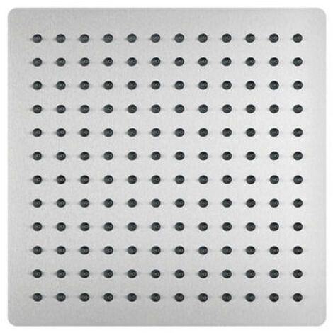 SOFFIONE DOCCIA QUADRO ULTRA SLIM ACCIAIO INOX- cm 30x30- DH- pezzi 1