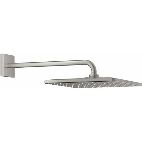 Soffione doccia RAINSHOWER 310 MONO CUB 422mm acciaio
