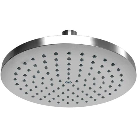 Soffione doccia rotondo Soffione doccia a pioggia da 8,7 pollici, soffione doccia a cascata con getti anticalcare, soffione doccia regolabile, grande soffione doccia in acciaio inossidabile, 22 cm cro