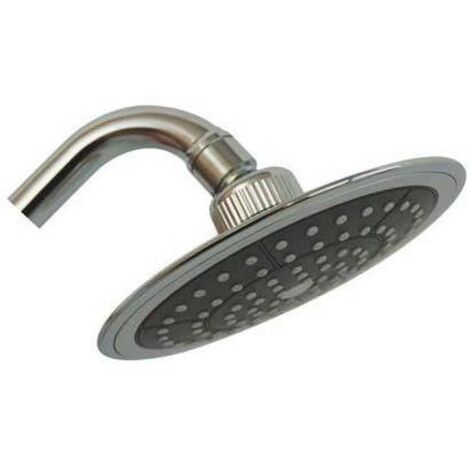 SOFFIONE DOCCIA + SNODO ROUND • ABS CROMATO 1/2F MM 150