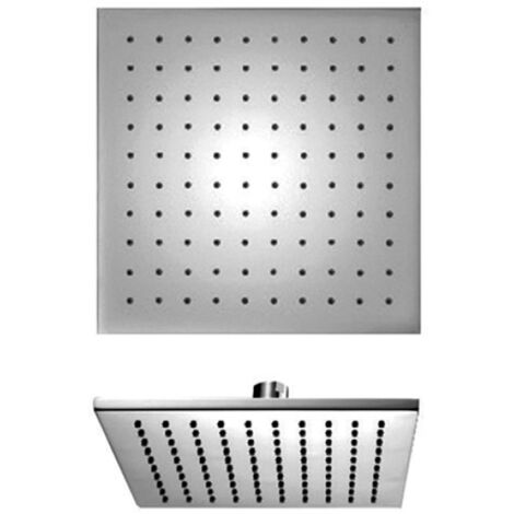 Soffione doccia square emotion eco in abs cromato 20x20cm paini 50cr759tcasqe
