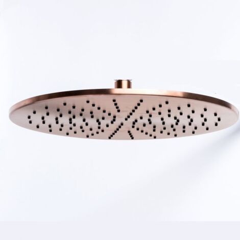 Soffione Doccia Tondo Diametro 30 cm Rame Tevere