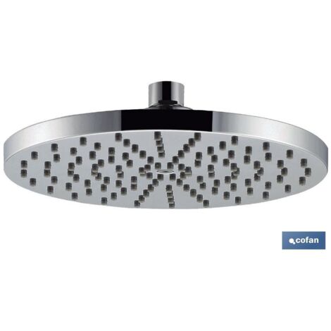 Soffione doccia tondo in ottone 20 cm