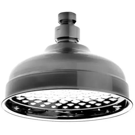 Soffione doccia tondo in ottone cromato effetto getto pioggia 1/2" - 1 getto - ø200 mm REMER