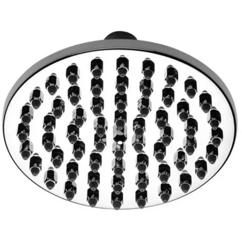 Soffione doccia tondo in ottone cromato effetto getto pioggia modello rain 1/2" - 1 getto - ø150 mm REMER