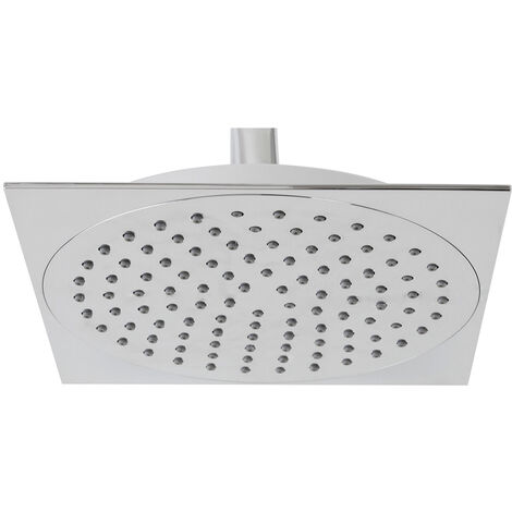SOFFIONE DOCCIA ULTRA SLIM QUADRATO 20 x 20 cm ABS CROMO HIDRA FERIDRAS