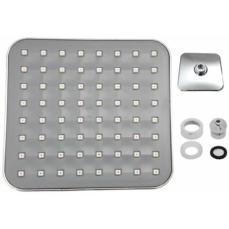 Soffione doccia x bagno quadrato moderno effetto pioggia 15 x 15 CM Art. 59161