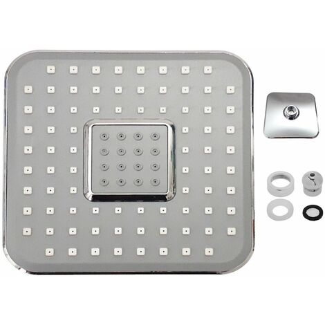 Soffione doccia x bagno quadrato moderno effetto pioggia 15 x 15 CM Art. 59162