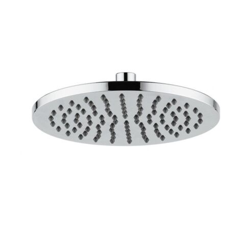 Soffione in ABS cromato tondo Ø 200 mm Damast Delfino 20T 14028  Cromo