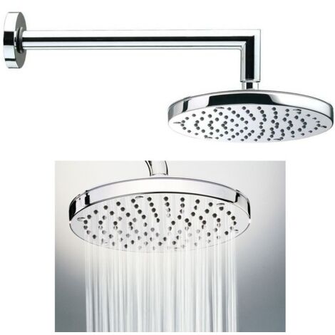 Soffione OKI ø 250 mm con braccio doccia ø 21 x 300 mm 1/2"MM H70410G00030009