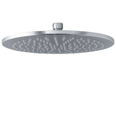 Soffione per CROMOTERAPIA xenon 200T Ciclico a Led Colorati - Diametro: Ø 200 x 10 mm - Forma Tonda in Ottone Cromato
