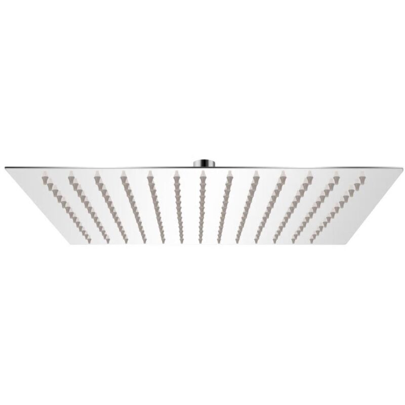 Vidaxl Testa Doccia A Pioggia In Acciaio Inossidabile 25x25cm Quadrata