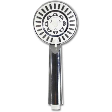 Soffione per doccia con getto regolabile doccetta da vasca per bagno con filtro anticalcare telefono multigetto bianco