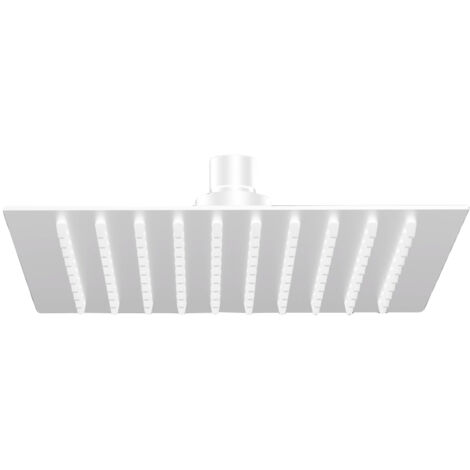 SOFFIONE SLIM QUADRO Bianco Opaco cm 30 x 30