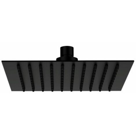 SOFFIONE SLIM QUADRO Inox Spazzolato cm 25 x 25