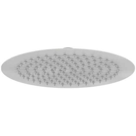 Soffione tondo diametro 25 cm bianco - serie Giove