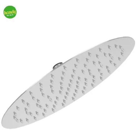 Soffione Tondo Piatto Ambra Bathroom Luxury In Acciaio ø 30 Cm