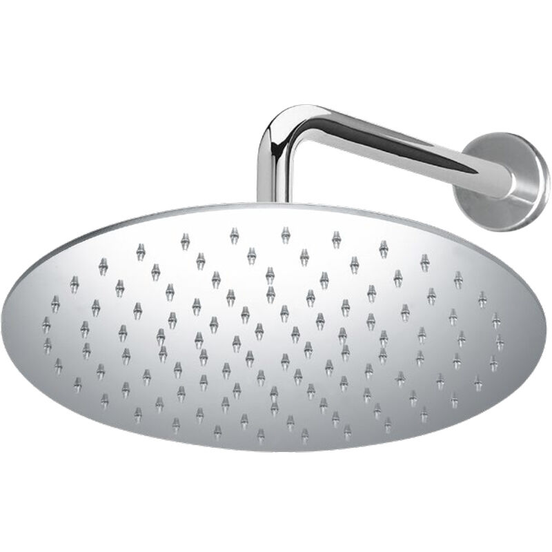 Soffioni doccia tondi ultrapiatti con braccio da