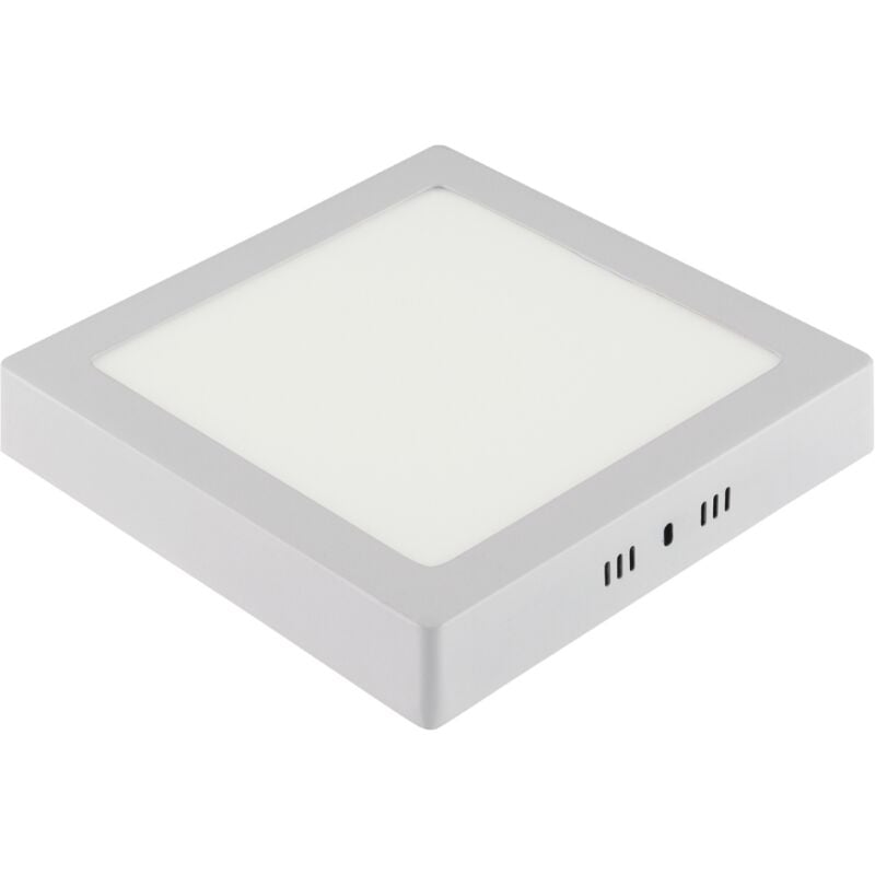 Horoz Electric - Plafoniera led a sbalzo quadrata bianca 18W (Eq. 144W) 6000K Dim. 211x28mm