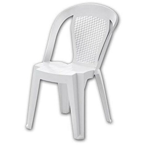 Sofia Bistrot Gartensessel aus weißem Dimaplast