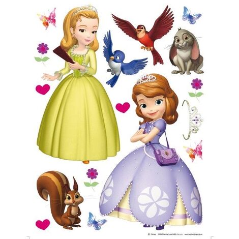 Sofia la Principessa Decorazione Murale Adesiva 65x85cm