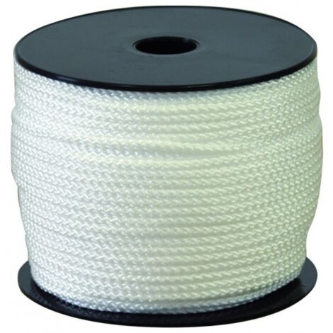 SOFOP TALIAPLAST - CORDEAU POLYPRO TRESSE BLANC 100M FIL 4MM