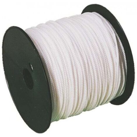 SOFOP TALIAPLAST - Cordeau polypro tressé blanc 200m fil 1,5mm