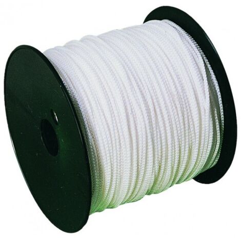 SOFOP TALIAPLAST - Cordeau polypro tressé blanc 200m fil 3mm