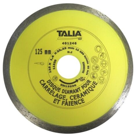 SOFOP TALIAPLAST - DISQUE LASER DIAMANT 115MM JANTE CONTINUE 6MM