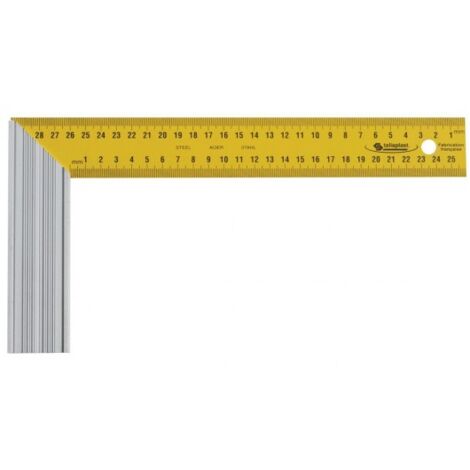 SOFOP TALIAPLAST - Équerre droite et d'onglet lame acier talon aluminium 300mm