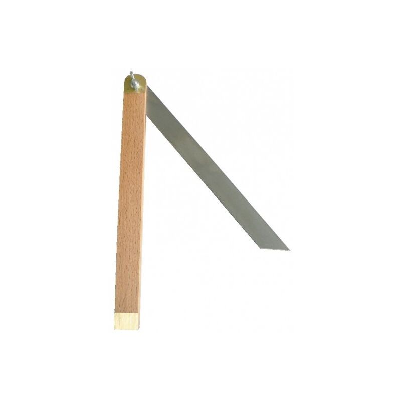 Taliaplast - sofop Fausse équerre talon bois 30cm 2 garnitures laiton