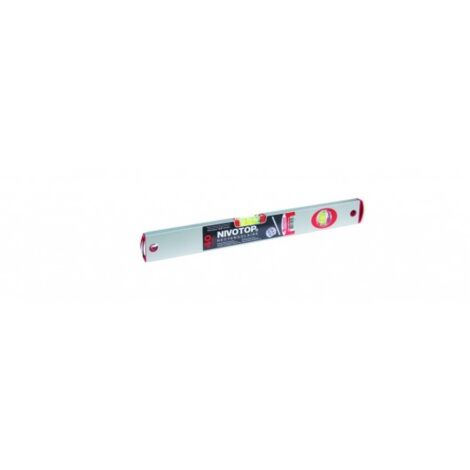 SOFOP TALIAPLAST - Niveau "NIVOTOP" aluminium rectangulaire 2 fioles 40cm