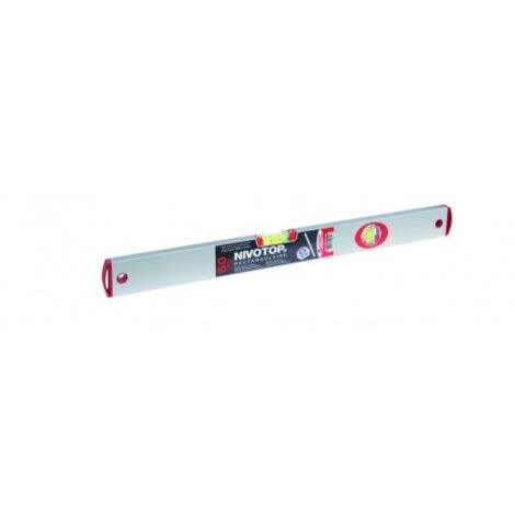 SOFOP TALIAPLAST - Niveau "NIVOTOP" aluminium rectangulaire 2 fioles 50cm
