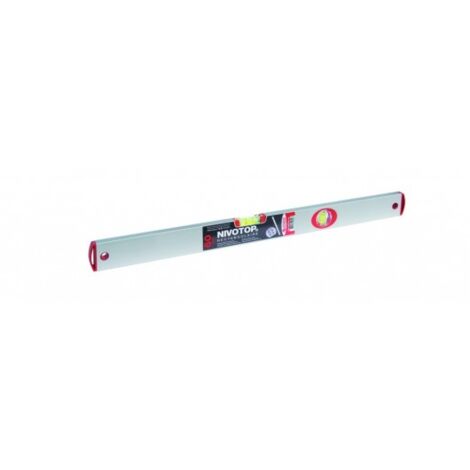 SOFOP TALIAPLAST - Niveau "NIVOTOP" aluminium rectangulaire 2 fioles 60cm