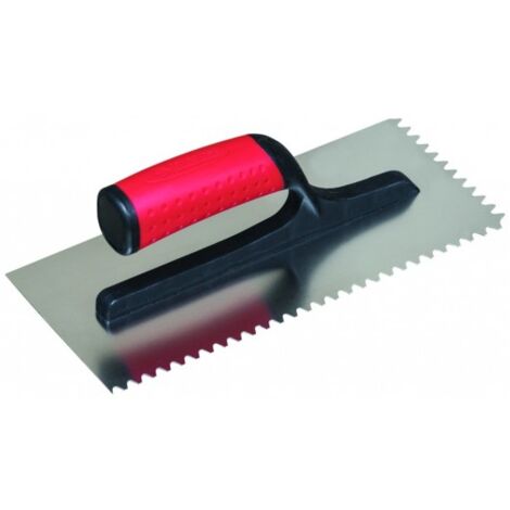 SOFOP TALIAPLAST - Platoir à colle inox 28x12 monture pa dents isocèles