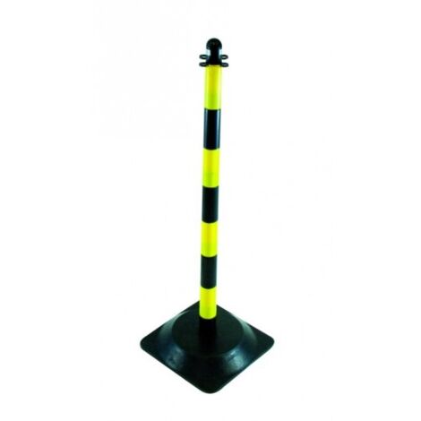SOFOP TALIAPLAST - Poteau de support (h90cm) lest (2,800kg) jaune/noir