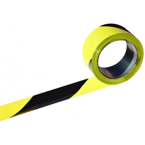 SOFOP TALIAPLAST - Ruban "RUBAPLAST" noir jaune 100mx50mm
