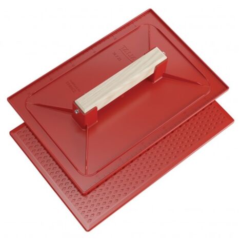 SOFOP TALIAPLAST - taloche ps 34x23cm rectangle rouge - 34 x 23 cm