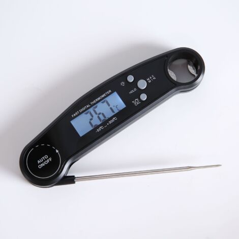 Sofort ablesbares Fleischthermometer zum Kochen, schnell und genau