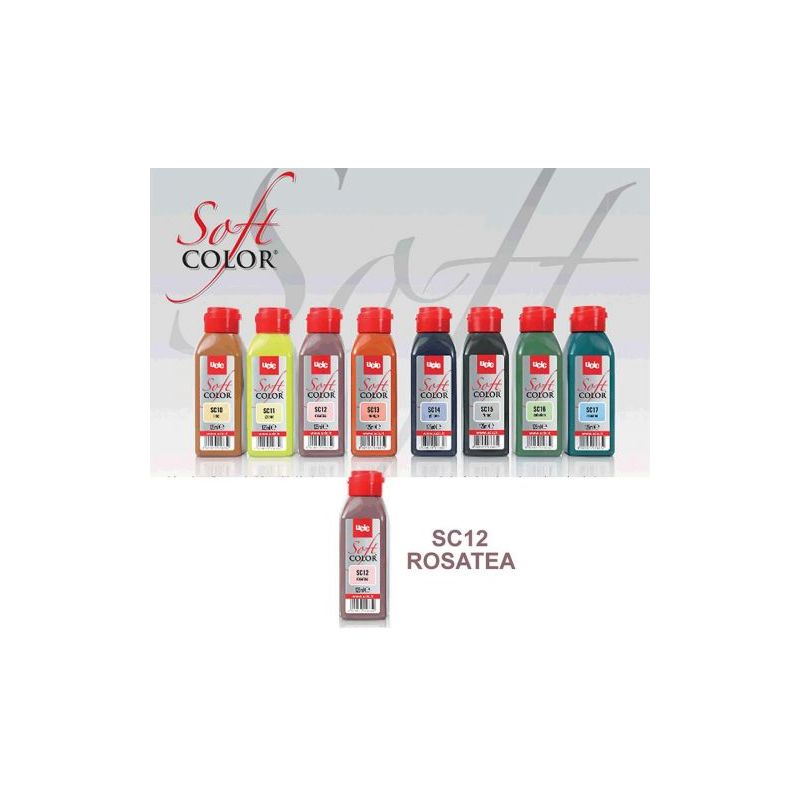 Soft color colorante tinte pastello x pitture interno/esterno 125ml Ucic Rosatea - Rosatea