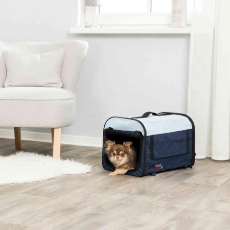 Soft kennel basic S: 50 × 50 × 60 cm, gris foncé/gris clair