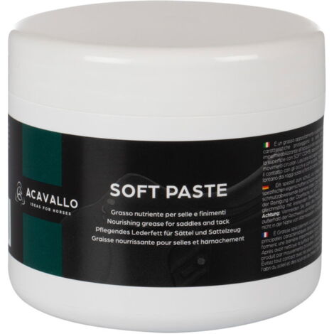 Soft paste grasso per cuoio ad azione nutriente e reidratante 500ml