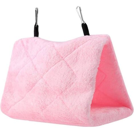 Soft Plush Hanging Bird Cage, Warm Hanging Tent for Parrots, Cozy Bird Bed and Toy for RoseS Basket