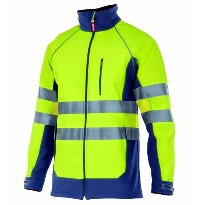 

Velilla - CHAQUETA SOFT SHELL BICOLOR ALTA VISIBILIDAD Sup Ama/Inf Marino XL